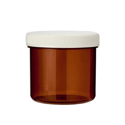 Spruyt Hillen 120ml brown tablet flask with cap, packaging material for tablets, shown in image 876326.