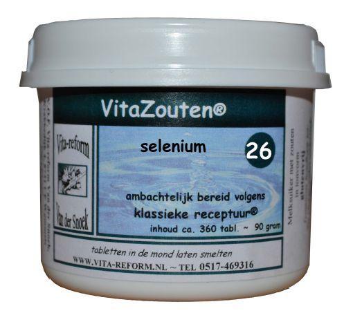 Vitazouten Selenium mineral supplement, 360-tablet bottle, natural mineral complex for overall health support.