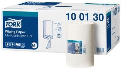Tork Advanced poetsrol mini cleaning cloths, 11 packs of 100130, compact and absorbent for effective cleaning.