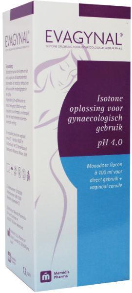 Memidis Pharma Evagynal vaginale oplossing applicator, 100ml, for women's hygiene with applicator for easy use.
