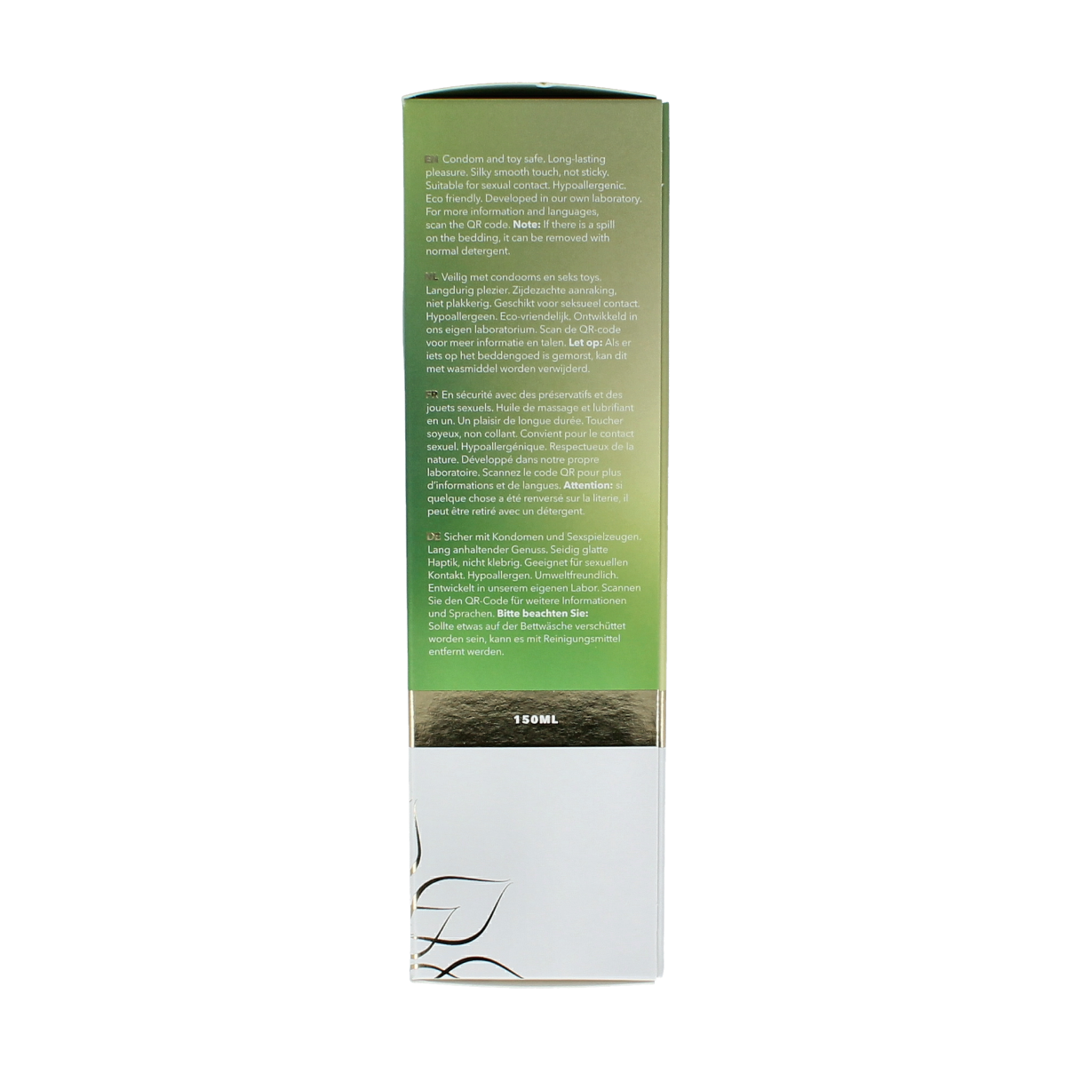 Bodygliss Minty Mojito massage oil and lubricant in a 150ml bottle, featuring a refreshing minty aroma and smooth texture.