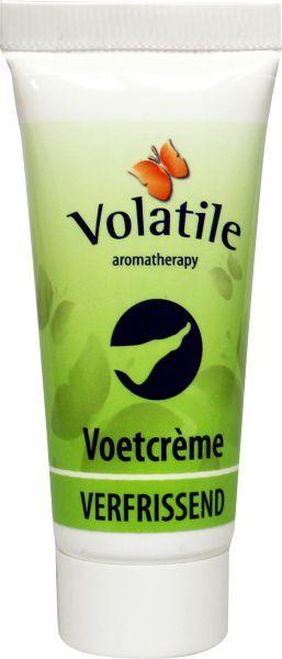 Volatile Voetcreme verfrissend, 15 ml, voetverzorging product with a tube and fresh scent visible.