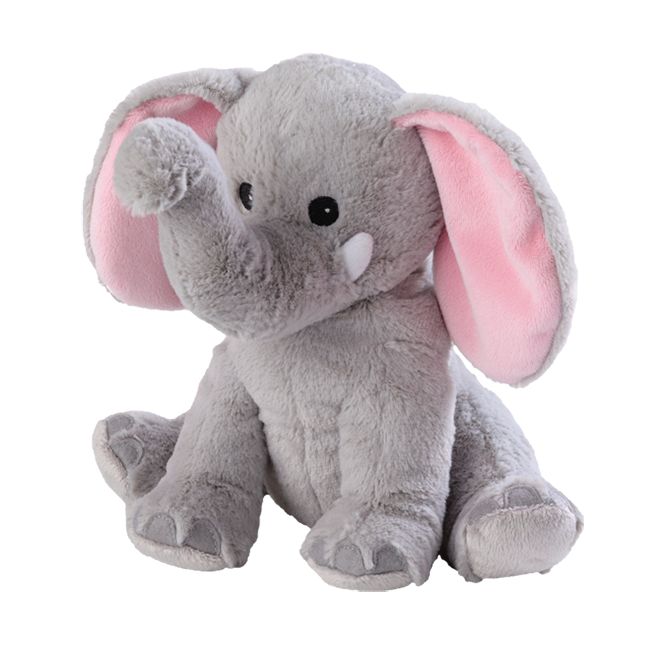 Warmies Olifant lavender plush toy from Warmies, a soft stuffed elephant suitable for cuddling and sensory comfort.