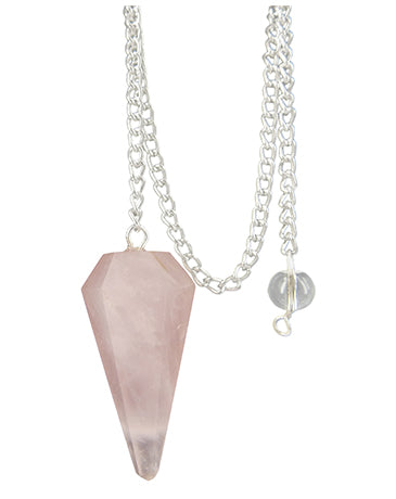 Ruben Robijn pendant with a pink quartz facet, showcasing a single elegant gemstone hanger.