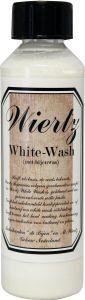 Wiertz White Wash cleaning product in 250ml bottle, part of Wiertz schoonmaakartikelen line, with white label and cap.