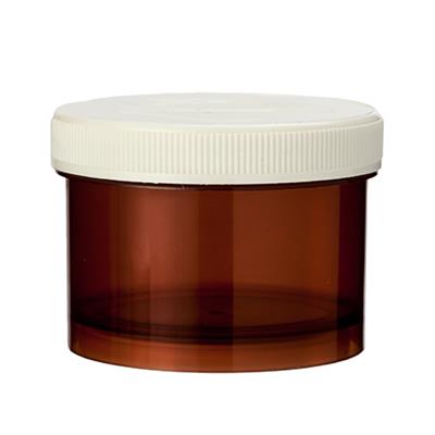 Brown Spruyt Hillen 75ml tablet flask with cap, packaged in a box, used as packaging material for tablets.