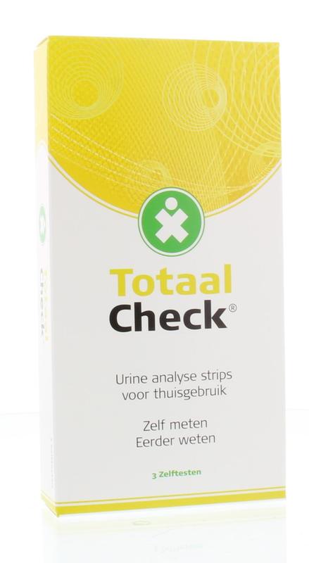 Testjezelf.nu Zelftesten en Testsets Totaal-Check 3.00 stuks, rapid test kits for health testing, displayed in a box with test devices