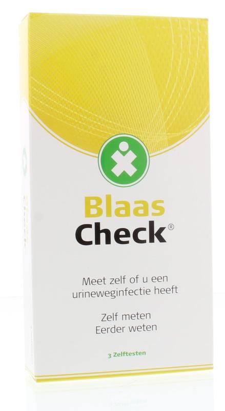 Testjezelf.nu Blaas-check self-test set with 3 rapid testing kits for quick, at-home health testing in a compact box