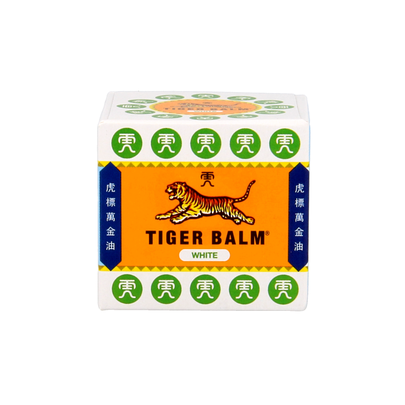 Tiger Balm Tijgerbalsem 19g jar showing the herbal balm container for muscle and joint relief.