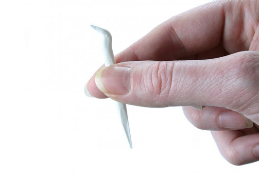 Able 2 Dentamin flexible dental flossers and toothpicks, 50 pieces, showcasing the dental hygiene product with flexible tips and packaging.