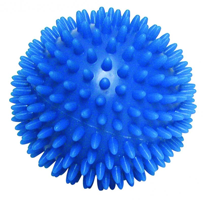 Able 2 Egelballen 8cm for exercise and therapy, shown in white with textured surface, ideal for muscle massage and physical therapy.