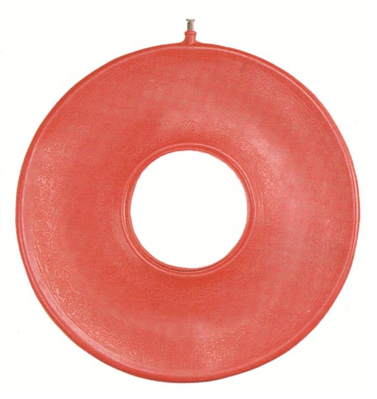 Able 2 inflatable rubber ringkussen, 41cm diameter, designed for comfort and support in water or lounging environments.
