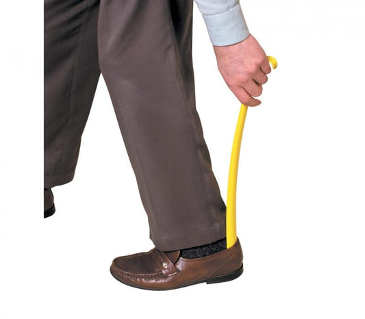 Able 2 plastic coat hanger, 41cm, for dressing and undressing, shown in image with hooks and sturdy design.