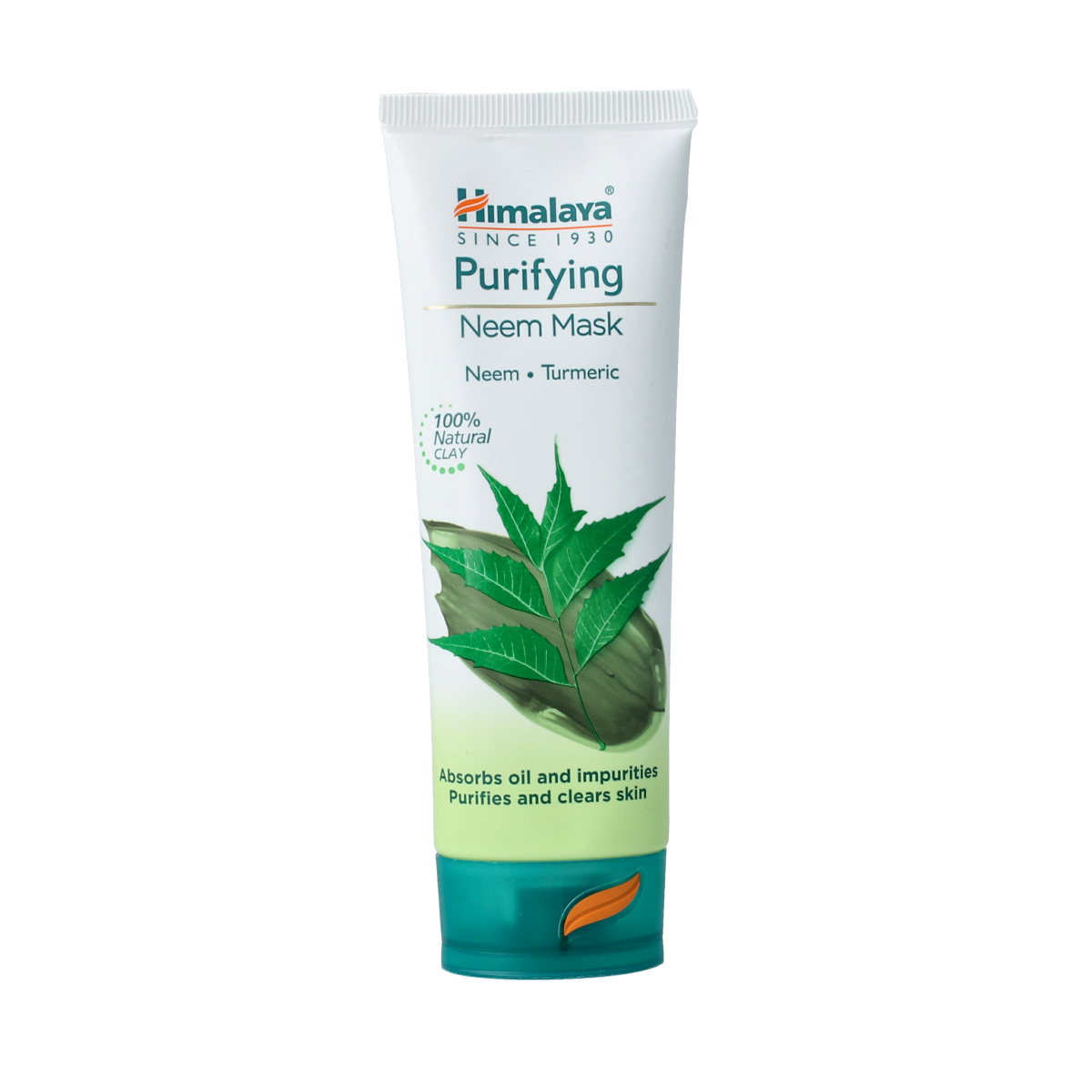 Himalaya Herb Neem Face Pack in 75ml jar, natural herbal skincare for deep cleansing and skin purification.