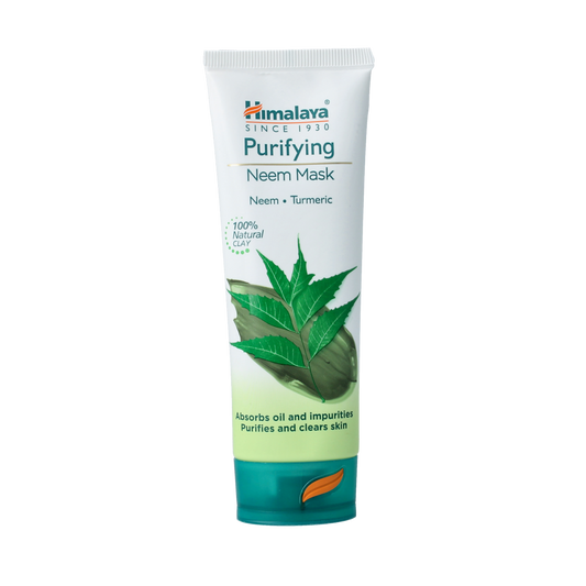 Himalaya Herb Neem Face Pack in 75ml jar, natural herbal skincare for deep cleansing and skin purification.