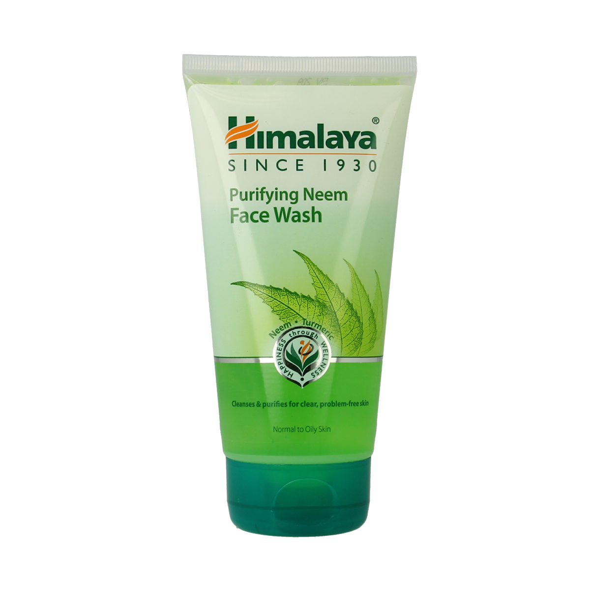 Himalaya Herbals purifying neem facewash in 150ml bottle, natural skincare product for deep cleansing and facial care.