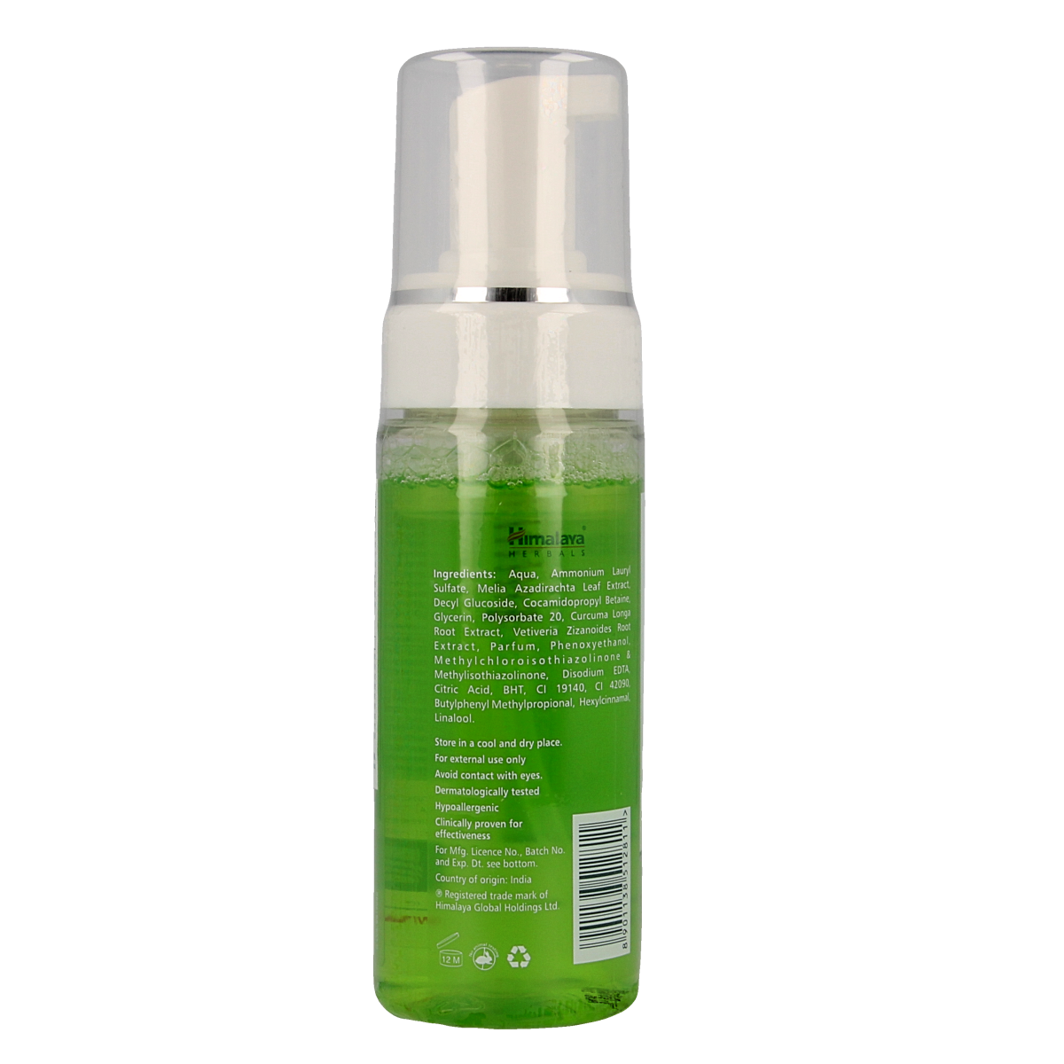 Himalaya Herbals neem foam facewash  150.00 Milliliter
