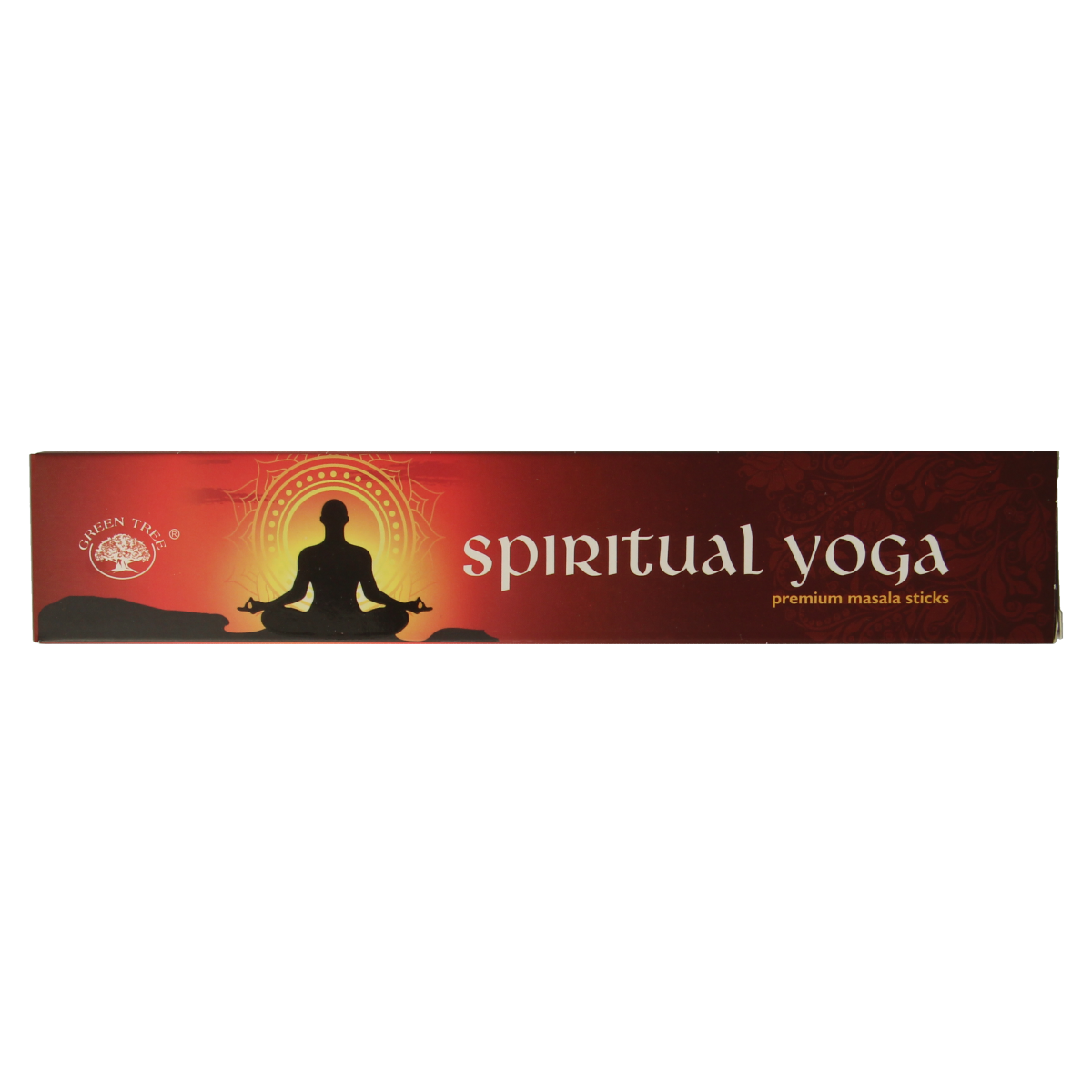 Green Tree Wierookstokjes incense sticks, 15 grams, used for spiritual yoga and meditation. Natural, aromatic, and calming aroma.