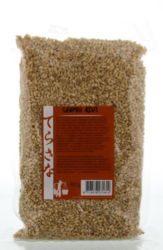 TS Import Genmai Koji rice pasta in 500g package, showing the light brown rice and fermentation process on the product packaging.
