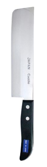 TS Import nakiri and usuba knives, Japanese kitchen knives for vegetables, sharp stainless steel blades, ergonomic handles.