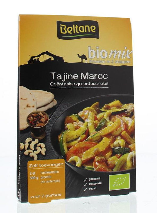 Beltane Tajine Maroc mix bio spices and herbs in 23.60g package, natural Moroccan seasoning for flavorful dishes