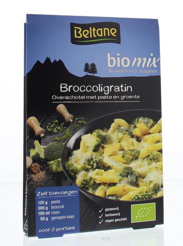 Beltane bio Broccoligratin spice mix in 22.30g package, used for flavoring and seasoning dishes.