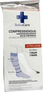 Solvacare compression stockings in XL size, 29-33 cm, pair, designed for support and compression therapy.