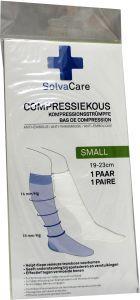 Solvacare compression stockings in size S (19-23 cm), pair of bandages for improved leg support and circulation.