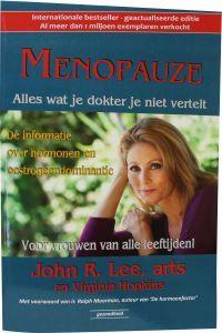 Succesboeken Menopauze book showing the cover of "Alles wat je dokter je niet vertelt" by Succesboeken, a health and menopause guide.
