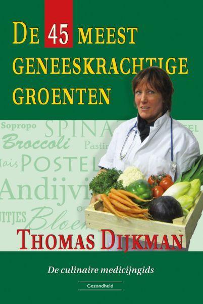 Successboeken boek about 45 healing vegetables, showing the cover with colorful illustrations of various nutritious greens.
