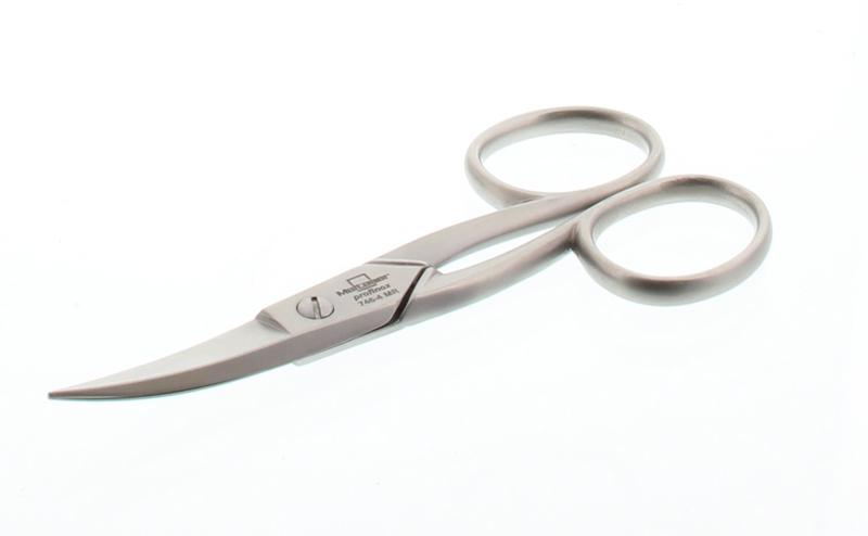 Malteser Pedicure schaar gebogen 10cm, manicure en pedicure instrument, stainless steel, with sharp curved blades for precise trimming