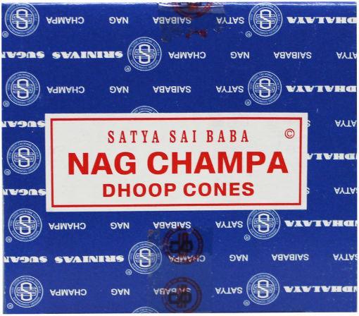 Satya Kegelwierook Nag Champa incense sticks, 12-pack, traditional Indian scent, natural fragrant incense for meditation and relaxation