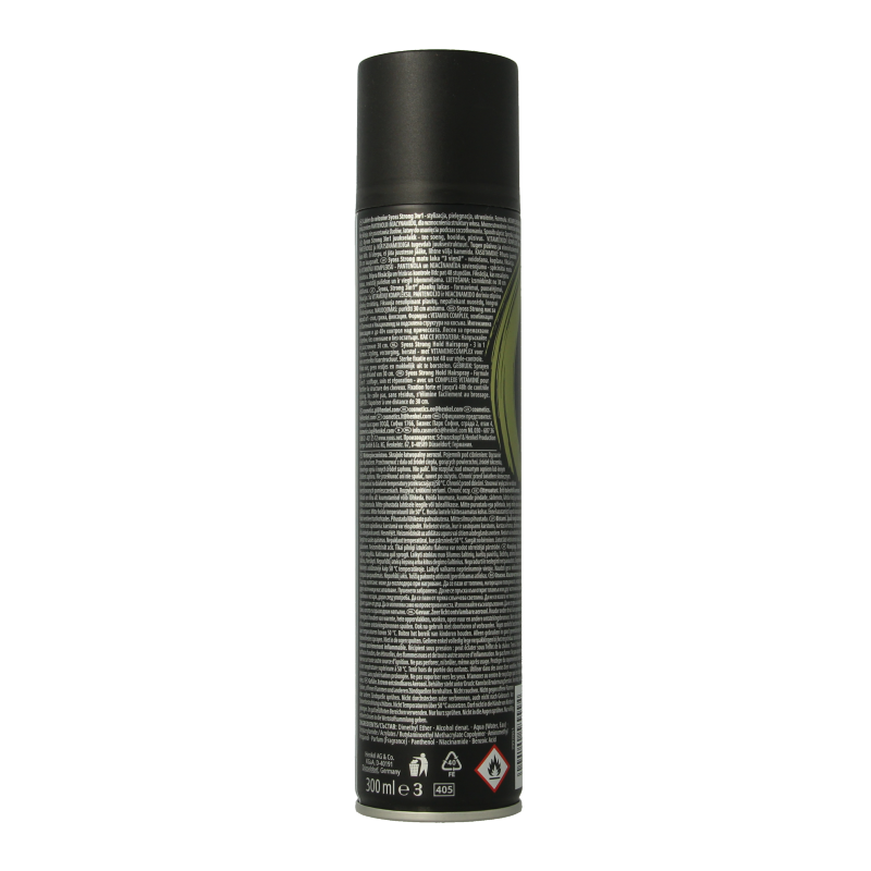 Syoss Haarspray HSP strong hold 300ml hair styling spray with aerosol can, for firm and lasting hairstyle hold