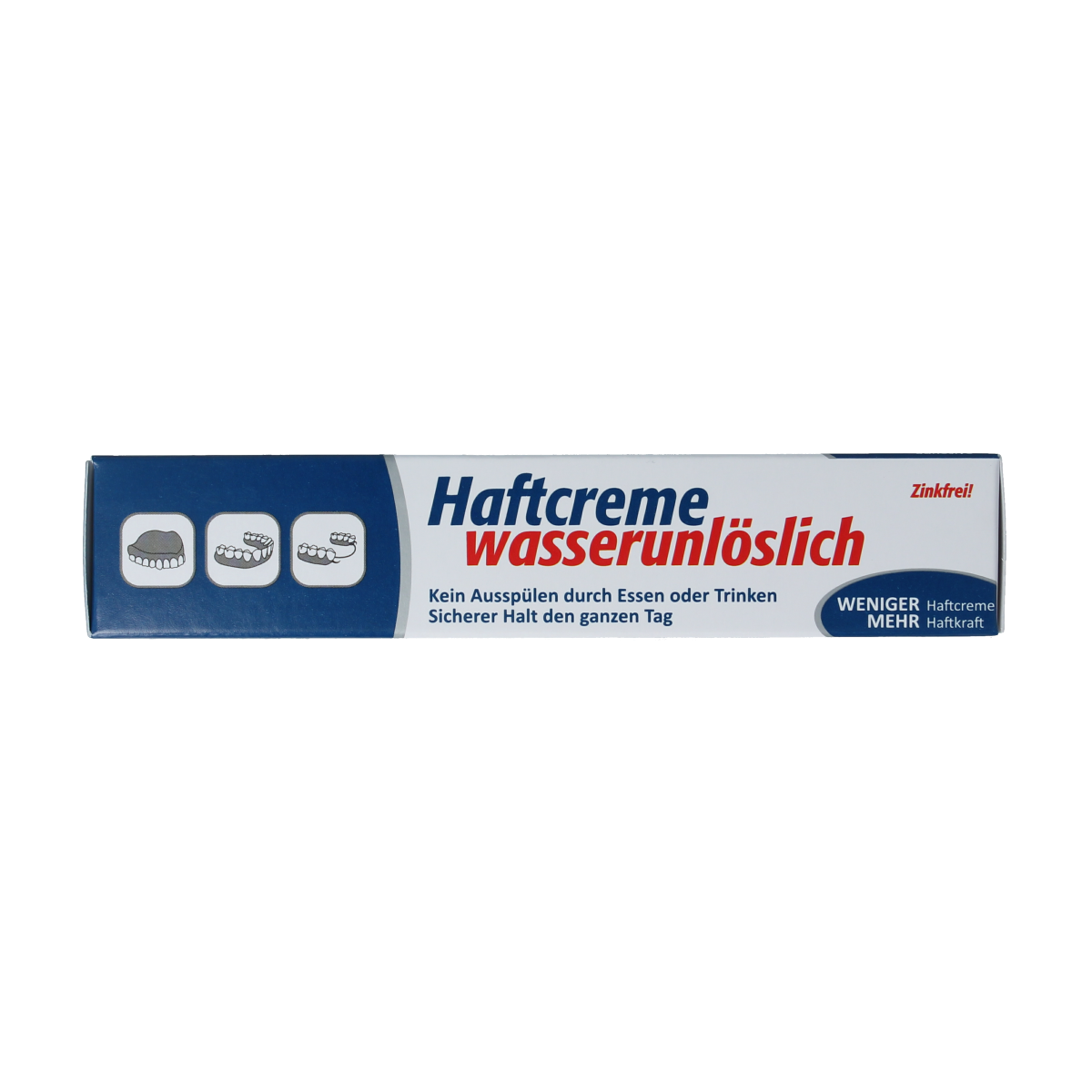Fittydent Kleefpasta for dental prostheses, 40g tube, secure fit for dentures, shown in the image.