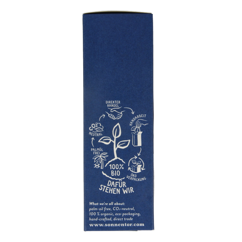 Sonnentor organic dried rosehip tea in a 100g package, showcasing loose rosehip berries used for brewing herbal tea.