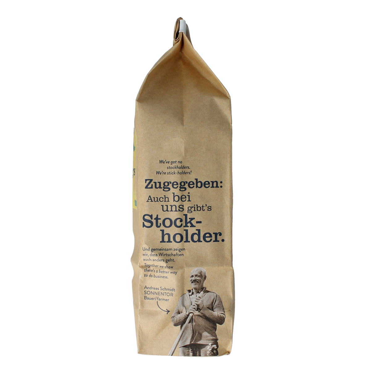 Sonnentor Verjaardagthee loose organic birthday tea in a 50g package, featuring colorful tea leaves and herbal blend.