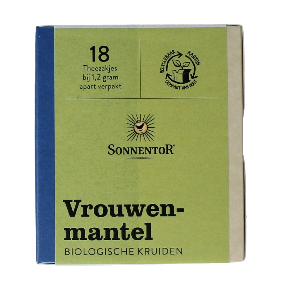 Sonnentor Vrouwenmantel biologische thee in een doos met 18 zakjes, klaar voor gebruik, voor een rustgevende thee-ervaring