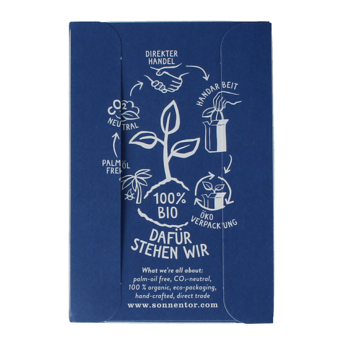 Sonnentor organic thyme, elderflower, and sage herbal tea in a box, 18 tea bags, natural ingredients, tea packaging