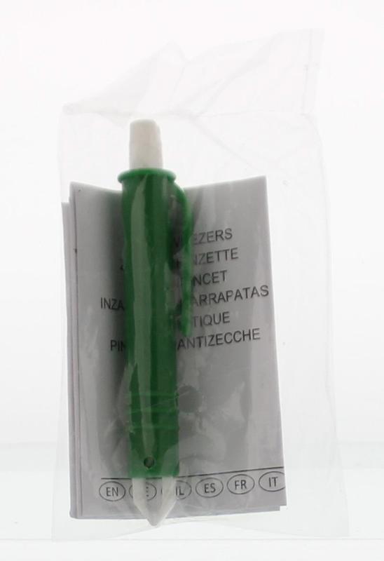 Mainit plastic tick and bite tweezers for removing insects, featuring a durable design and ergonomic grip.