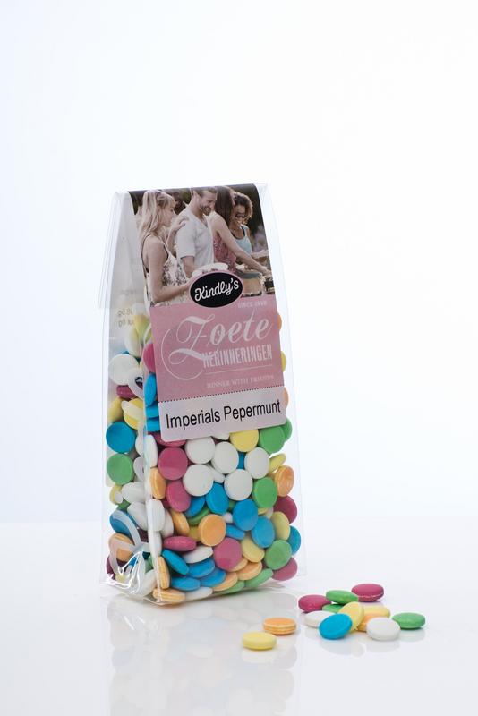 Kindly's Imperials pepermunt snoepgoed in 170g package, featuring colorful peppermint candies with a sweet, nostalgic appeal.