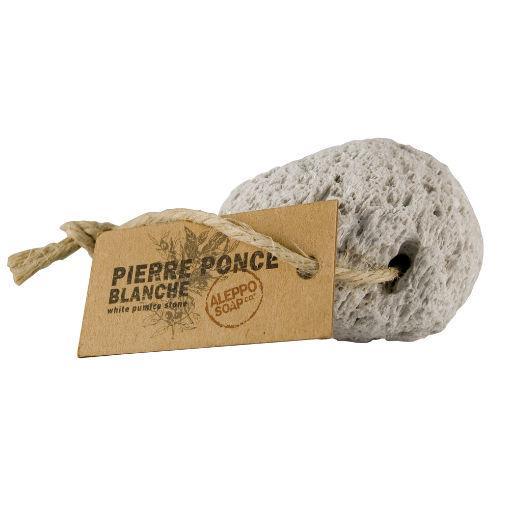 Aleppo Soap Co Puimsteen for foot care, natural stone for exfoliating and smoothing feet, shown in the image.