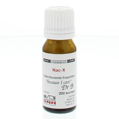 DNH NAC-X herbal supplement box with 200 pieces, natural herbal preparation for health support, displayed in the image.