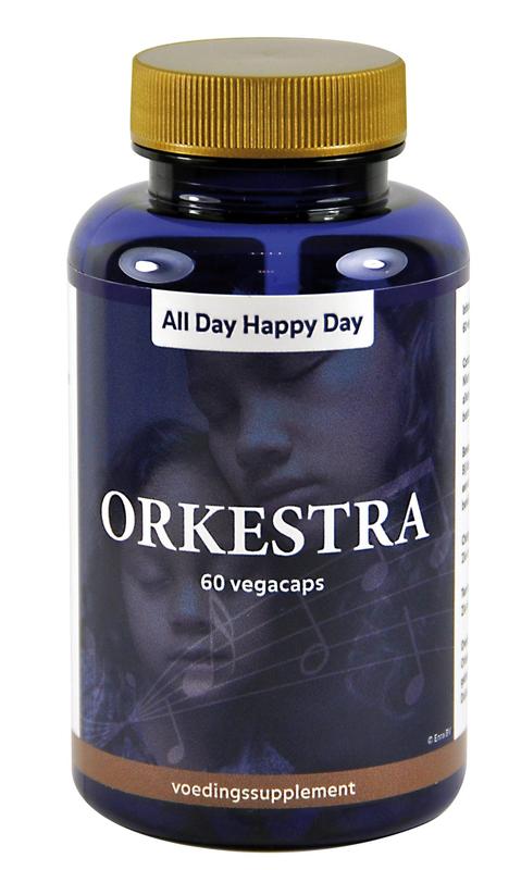 All Day Happy Day All Day Happy Day Orkestra vegetarian mineral multivitamin capsules in a jar, dietary supplement for daily health