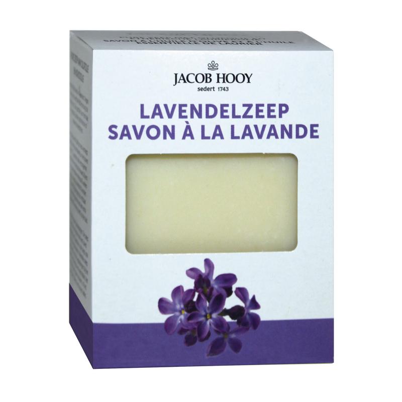 Jacob Hooy lavender soap in a 240ml bottle, showcasing a soothing lavender scent and natural soap formulation.