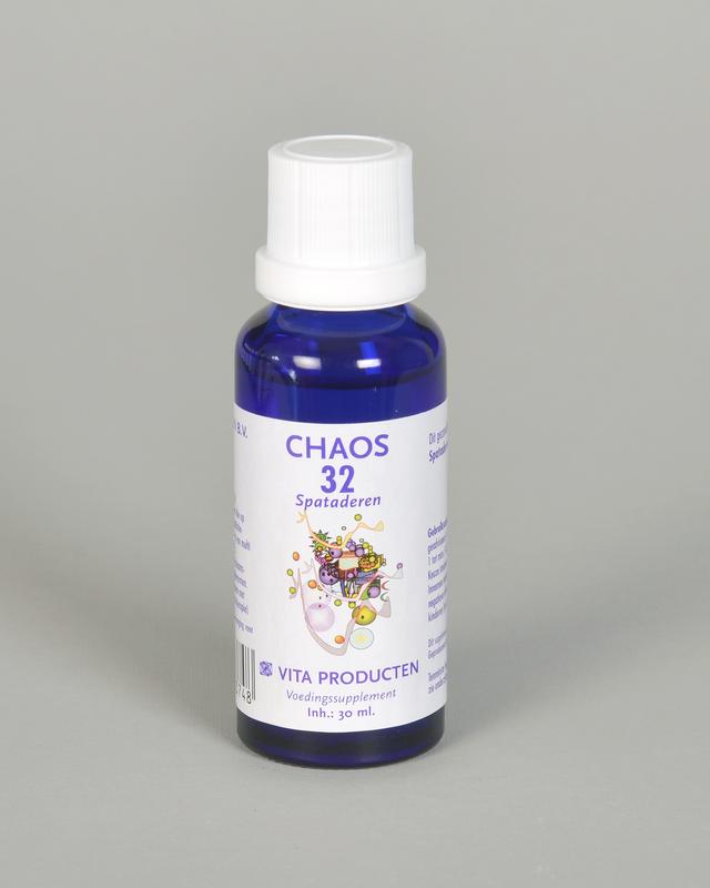 Vita Chaos 32 spataderen herbal remedy in a 30ml bottle, natural herbal preparation for vein health.