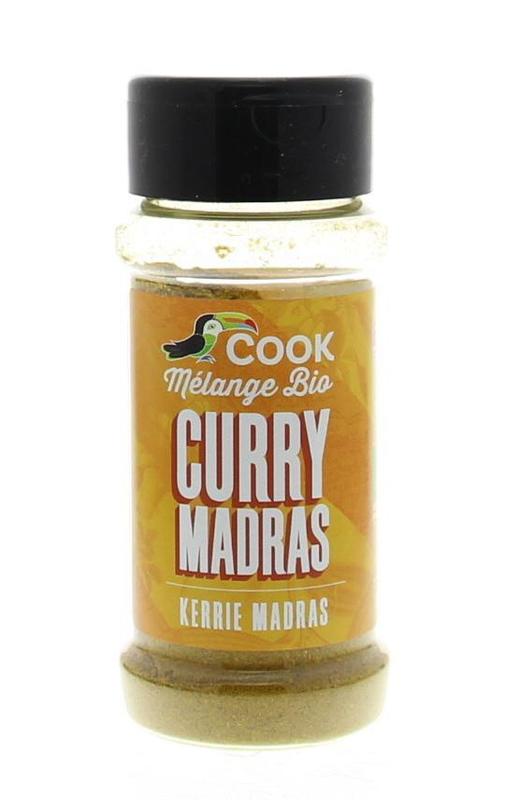 Cook Kerrie Madras bio, 35g, organic curry powder from Cook, spice blend for flavorful Indian dishes.