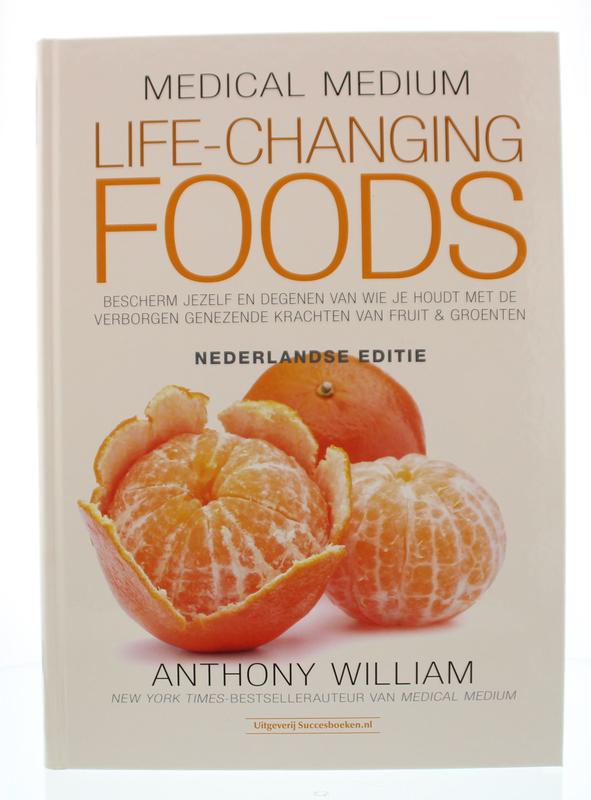 Succesboeken Life Changing Foods Dutch book, showing the cover with colorful design and title focused on healthy eating.