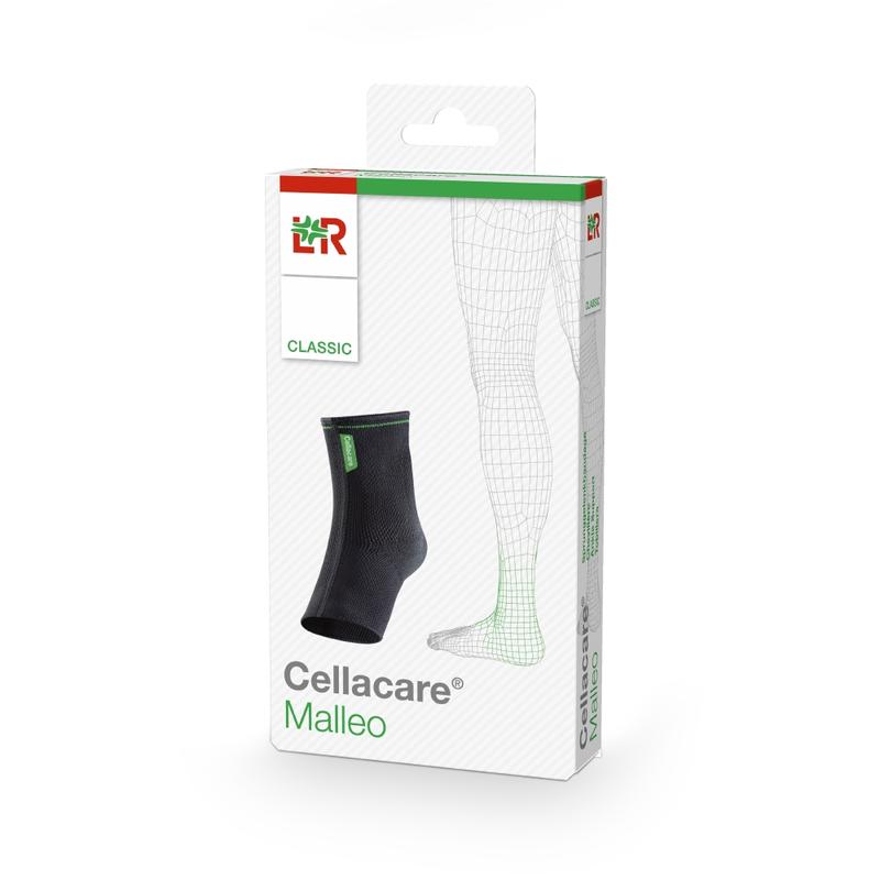 Cellacare Malleo Classic maat 2 bandage, a supportive medical bandage for ankle injuries, shown on a white background.