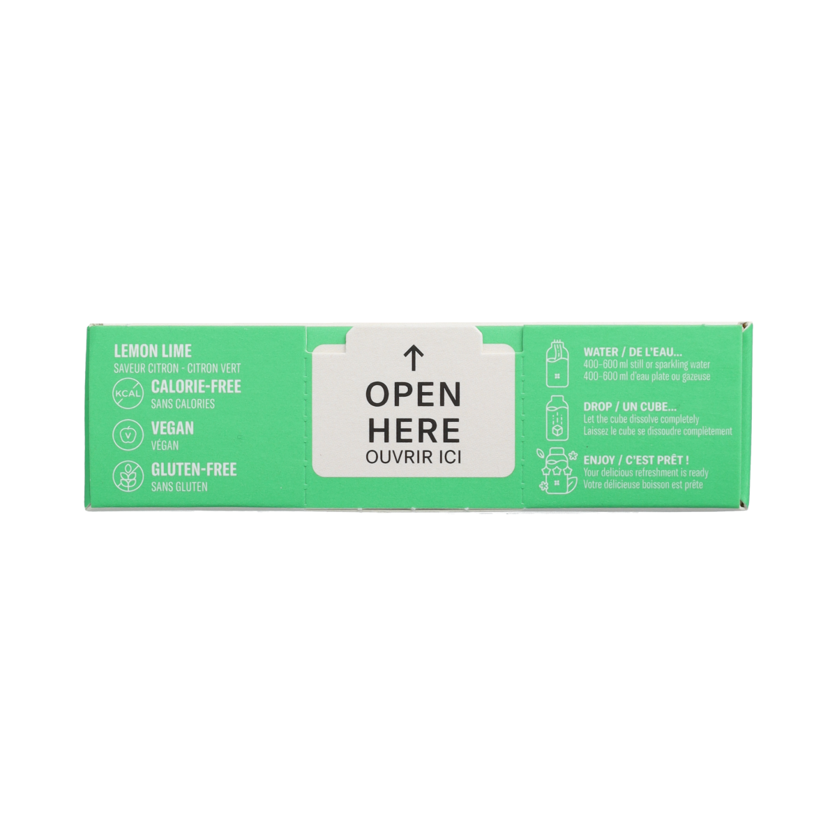 Waterdrop Microdrink Focus Lemon Lime effervescent tablets in a package of 12, natural flavored drink mix for hydration and focus.