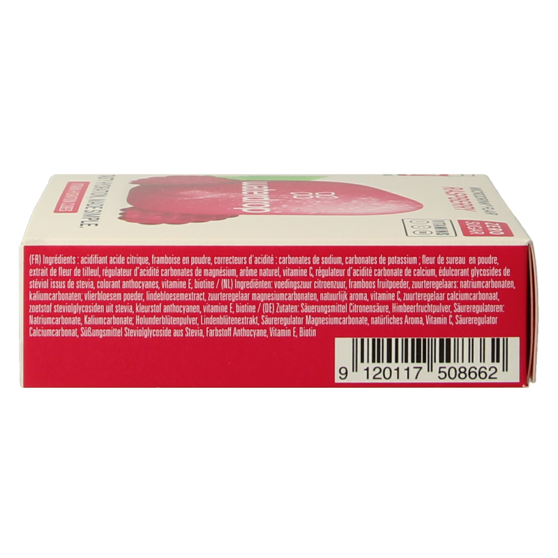 Waterdrop Microdrink flair raspberry flavor effervescent tablets in a box of 12 for refreshing beverages.